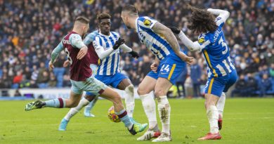 The usually reliable Brighton defence were all over the place as the Albion lost 3-0 to Burnley at the Amex