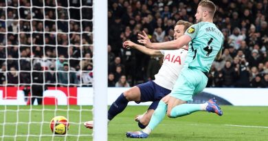 Harry Kane scores after some poor defending from Adam Webster as Brighton exited the FA Cup with a 3-1 defeat at Spurs