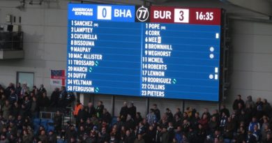 Brighton 0-3 Burnley was a disappointing result for the Albion in a run of three successive defeats