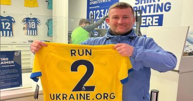 Brighton fan Anthony Seddon is running the distance from the Amex to Dnipro to raise money for medical supplies in Ukraine