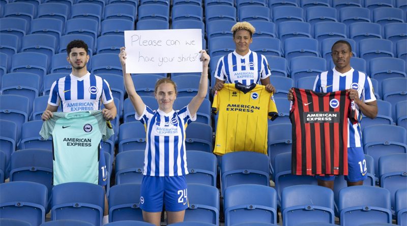 Brighton fans can swap their old Albion shirts for a new 2022-23 kit thanks to club sponsor American Express