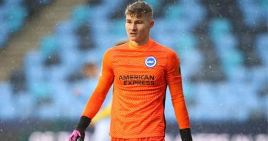 England Under 21 international goalkeeper Carl Rushworth is one the most highly rated players in the Brighton development squad