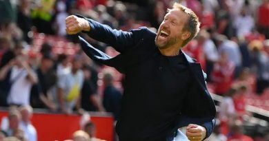 Graham Potter used a longer version of Potterball as Brighton ran out 2-1 victors away at Manchester United