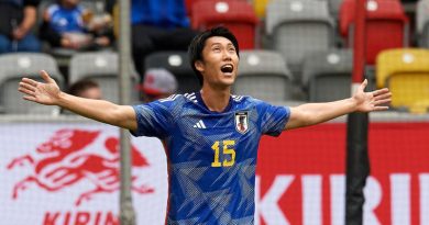 Brighton forward Kaoru Mitoma scored for Japan in their 2-0 win over USA