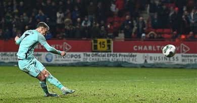 Solly March misses a penalty as Brighton are eliminated from the League Cup against Charlton Athletic