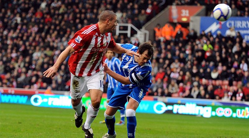 Brighton in action against Stoke City in the fifth round of the 2010-11 FA Cup