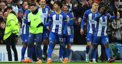 Brighton beat Liverpool 2-1 in the FA Cup to move into the fifth round of the competition