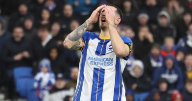 Lewis Dunk curses another missed opportunity as Brighton lose 1-0 at the Amex to Fulham