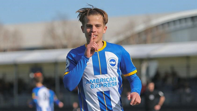 Brighton midfielder Cam Peupion was named Premier League 2 Player of the Month for April 2023