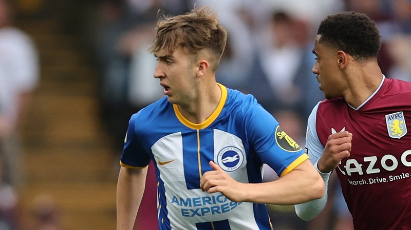 Jack Hinshelwood has followed in father Adam's footsteps by playing professional football for Brighton