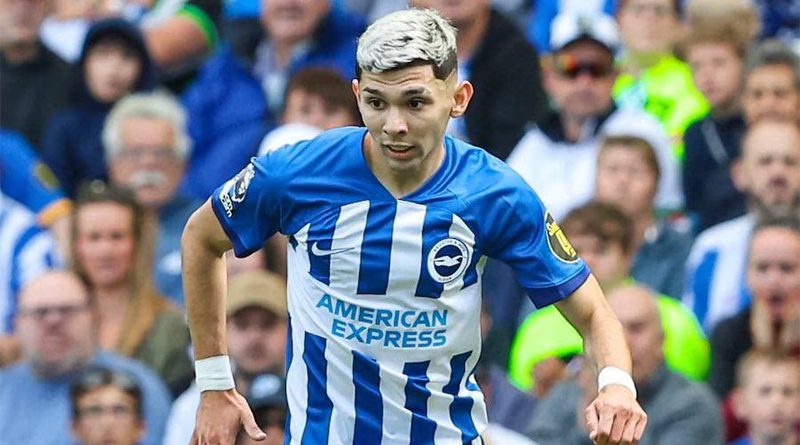Brighton midfielder Julio Enciso has suffered a rumoured meniscus injury to his knee