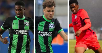 Imari Samuels, Luca Barrington and Josh Duffus are three Brighton Under 21s who could step into th senior squad