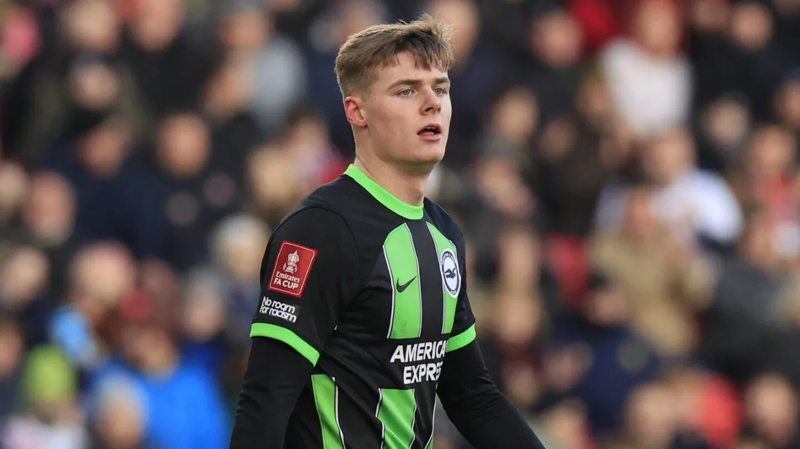 Evan Ferguson has gone 16 appearances without a goal for Brighton